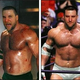 Manzilla before (left) and after his conversion to the forces of good.